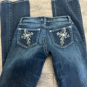 Womens Wrangler Rock 47 jeans. Bootcut, size 25